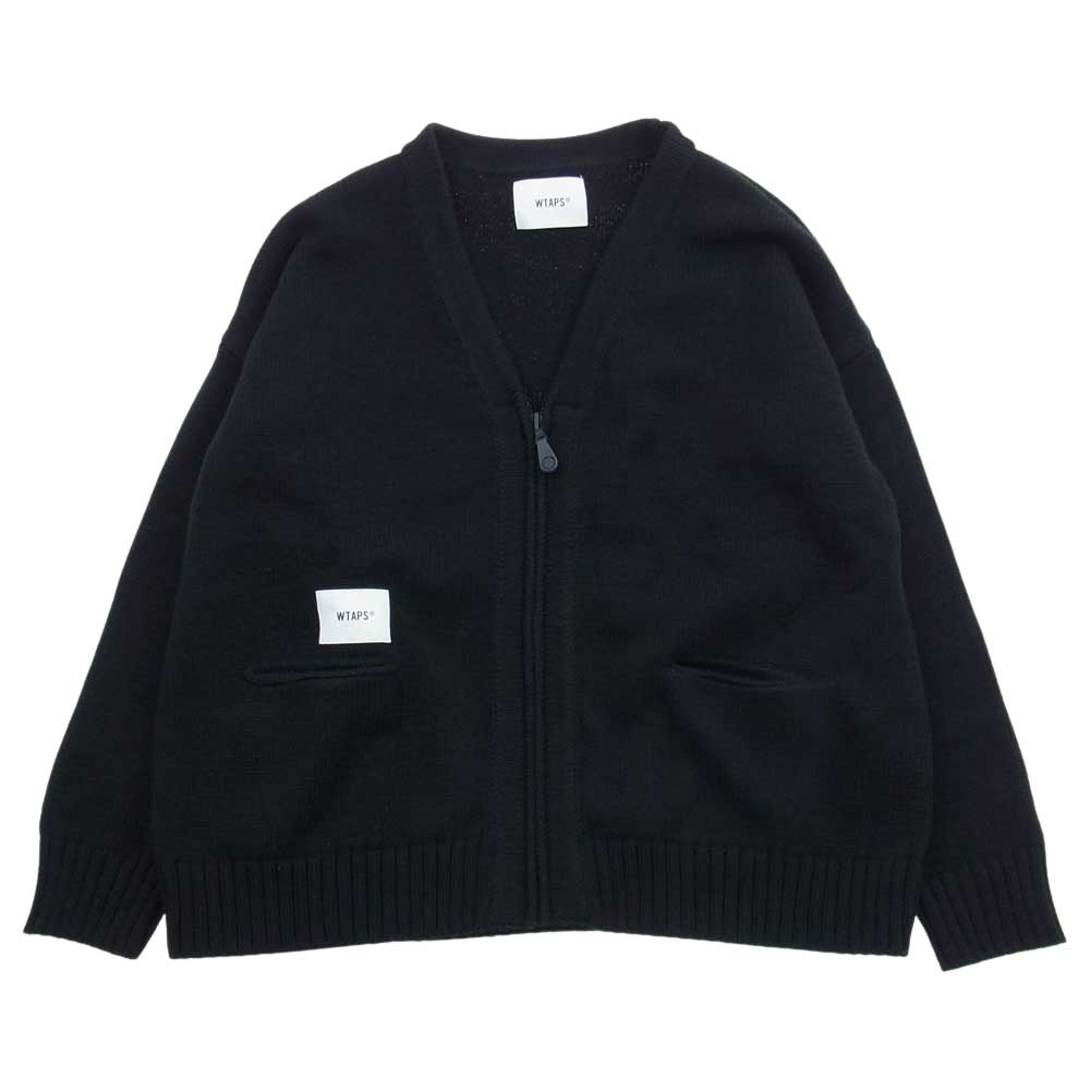 WTAPS ダブルタップス 22AW 222MADT-KNM04 PALMER / SWEATER ジップ カーディガン X03【中古】