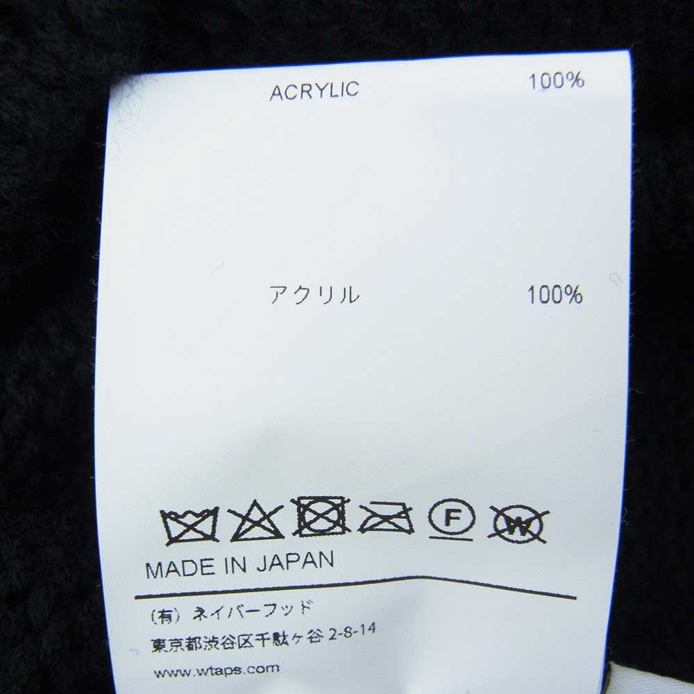 WTAPS ダブルタップス 22AW 222MADT-KNM04 PALMER / SWEATER ジップ カーディガン X03【中古】