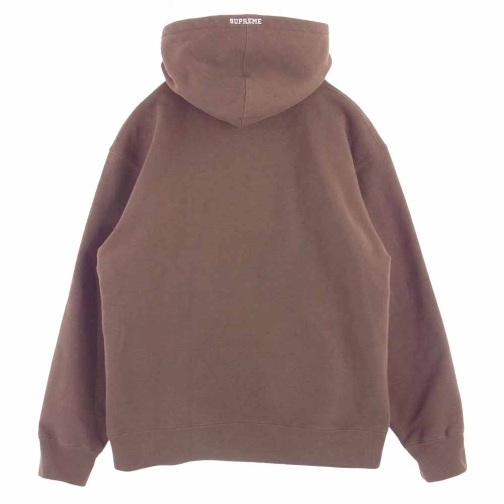 Supreme シュプリーム 22AW S Logo Hooded Sweatshirt ツノ Sロゴ フーデッド スウェットシャツ パーカー ブラウン系 L【中古】