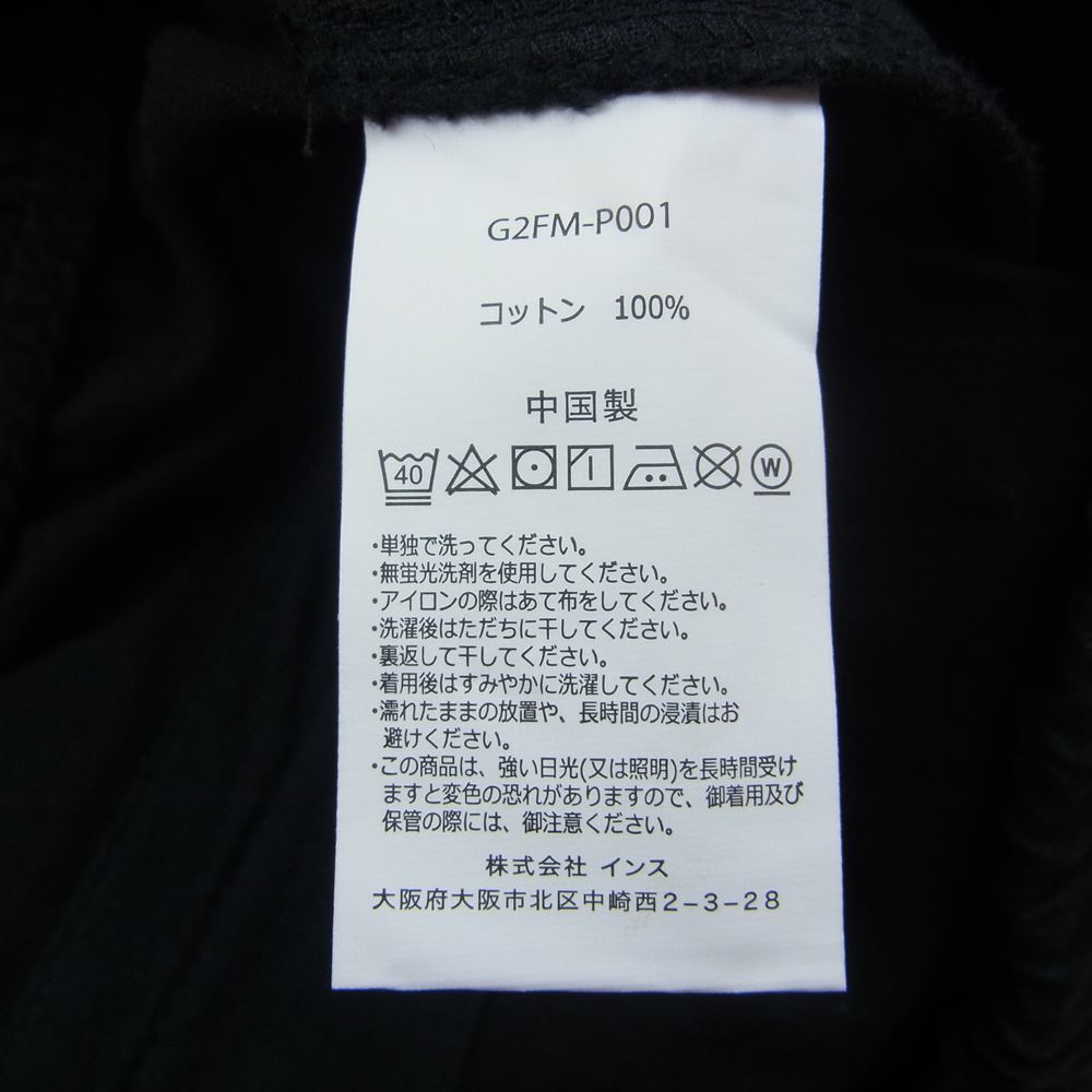 Gramicci グラミチ G2FM-P001-BLACK オーガニックコットン カーゴ パンツ ブラック系 M【中古】