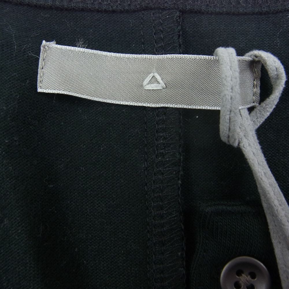 ネフォロジスト NGB-PO03 Heavy Plating Asymmetry Big Long-Sleeve ヘンリーネック 長袖 カットソー ブラック系 1【新古品】【未使用】【中古】