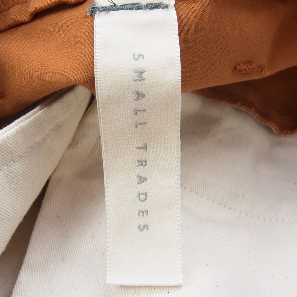 シンヤコヅカ  22AW 2202SK39 WIDE PRIMITIVE TWILL AUTUMNAL フレア ツイル ワイドパンツ  オレンジ系 M【新古品】【未使用】【中古】