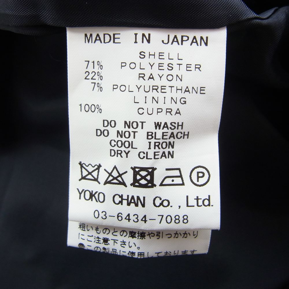 YOKO CHAN ヨーコチャン YED-117-010 Pearl Dress パール スリット スキッパー ノースリーブ ワンピース ブラック系 36【美品】【中古】