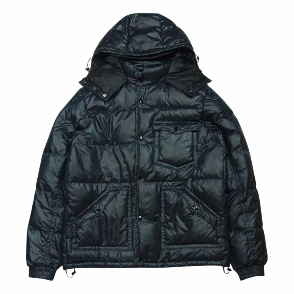 schott ショット M73111 着脱可能フード付き ダウン ジャケット 中国製 ダークネイビー系 40【中古】