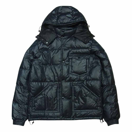 schott ショット M73111 着脱可能フード付き ダウン ジャケット 中国製 ダークネイビー系 40【中古】