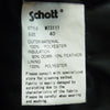 schott ショット M73111 着脱可能フード付き ダウン ジャケット 中国製 ダークネイビー系 40【中古】