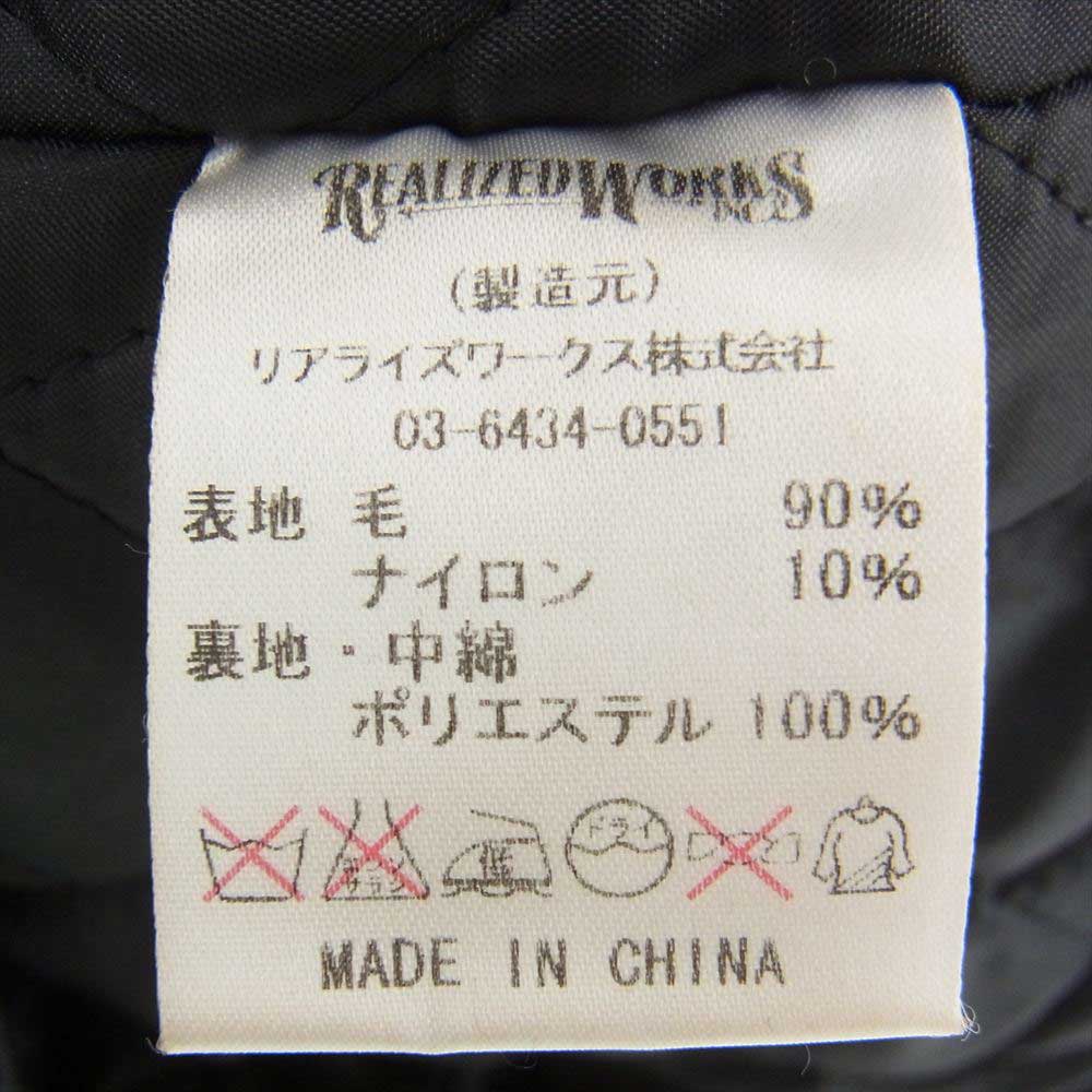 CRIMIE クライミー CONCHO MELTON JACKET レザー切替 コンチョ メルトン ジャケット グレー系 M【中古】