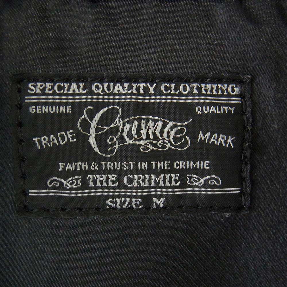 CRIMIE クライミー C1J5-JK16 GOLDMINE LEATHER ロゴレザーパッチ ゴールドマイン レザー ライダース ジャケット ブラック系 M【中古】