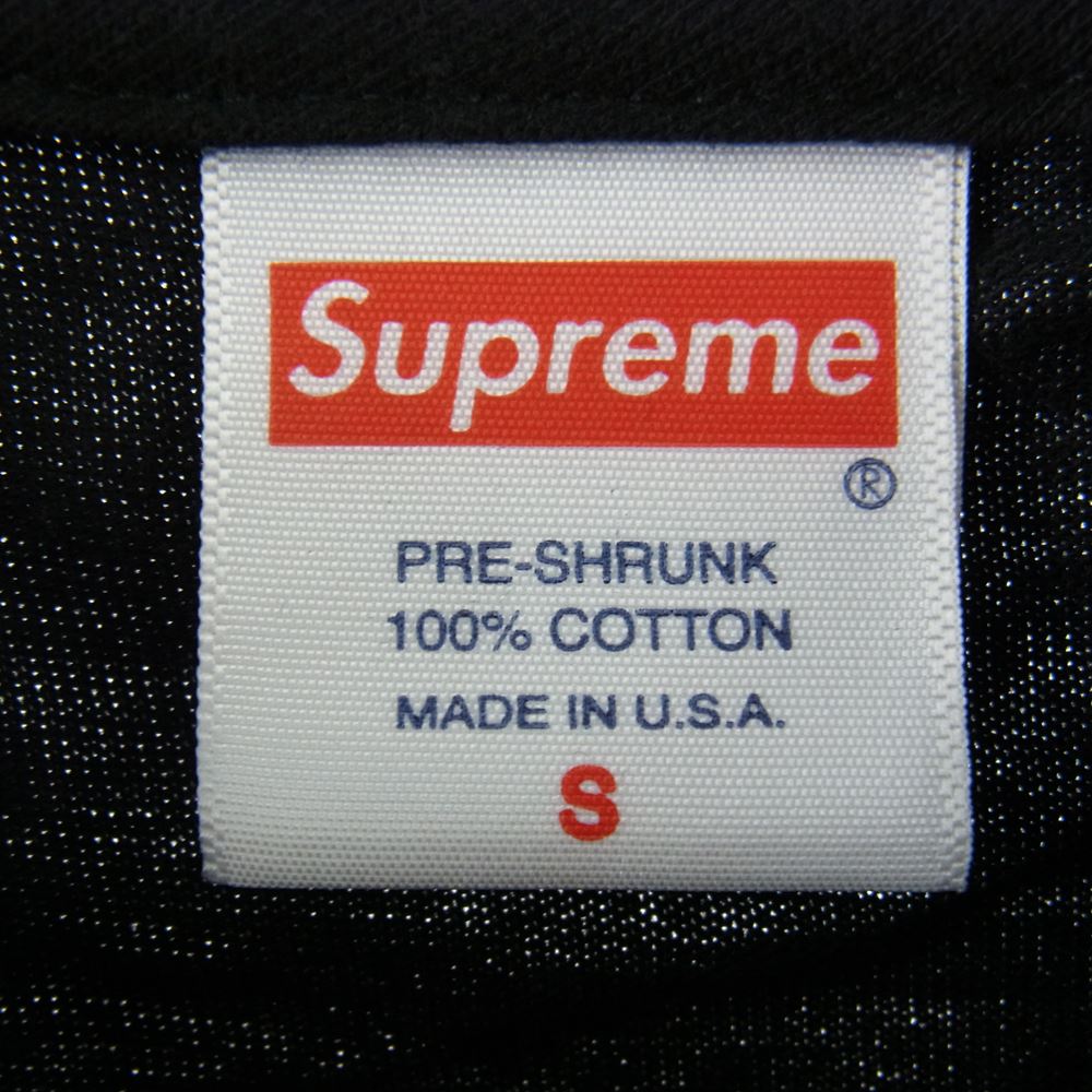 Supreme シュプリーム 19AW Pillows Tee ピローズ ロゴプリント 半袖 Tシャツ ブラック系 S【極上美品】【中古】