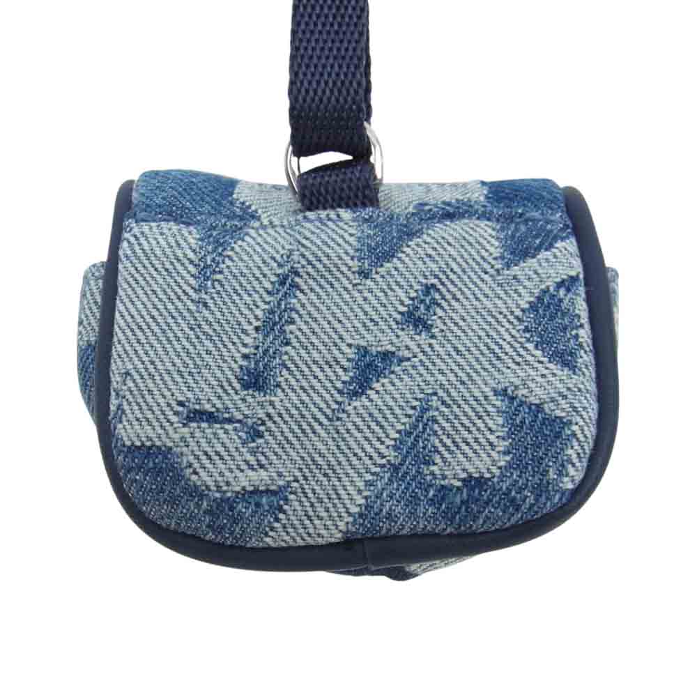 Supreme シュプリーム 22SS Fat Tip Jacquard Denim AirPod Case デニム ジャガードロゴ エアポッズ イヤホンケース インディゴブルー系【極上美品】【中古】
