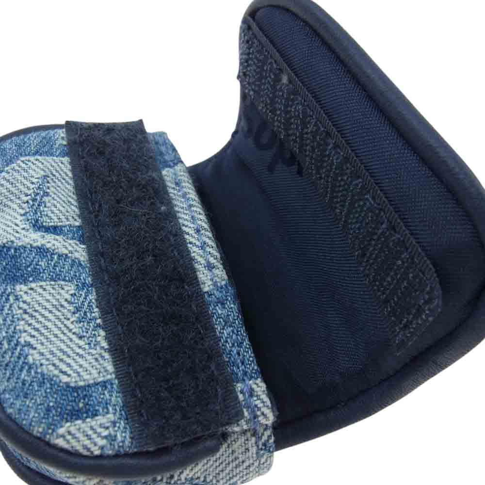 Supreme シュプリーム 22SS Fat Tip Jacquard Denim AirPod Case デニム ジャガードロゴ エアポッズ イヤホンケース インディゴブルー系【極上美品】【中古】