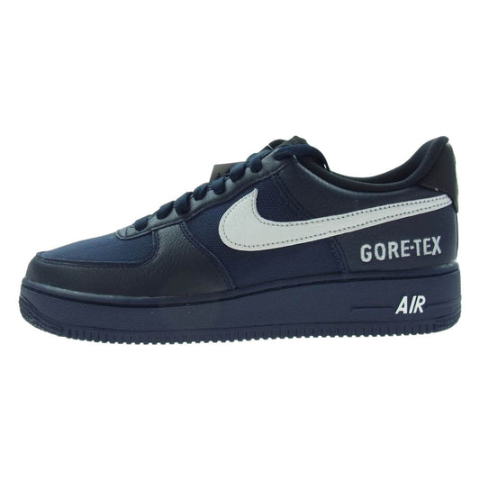 NIKE ナイキ CK2630-400 AIR FORCE 1 AF1 GORE-TEX GTX エアフォース ゴアテックス ローカット スニーカー ネイビー系 27cm【新古品】【未使用】【中古】
