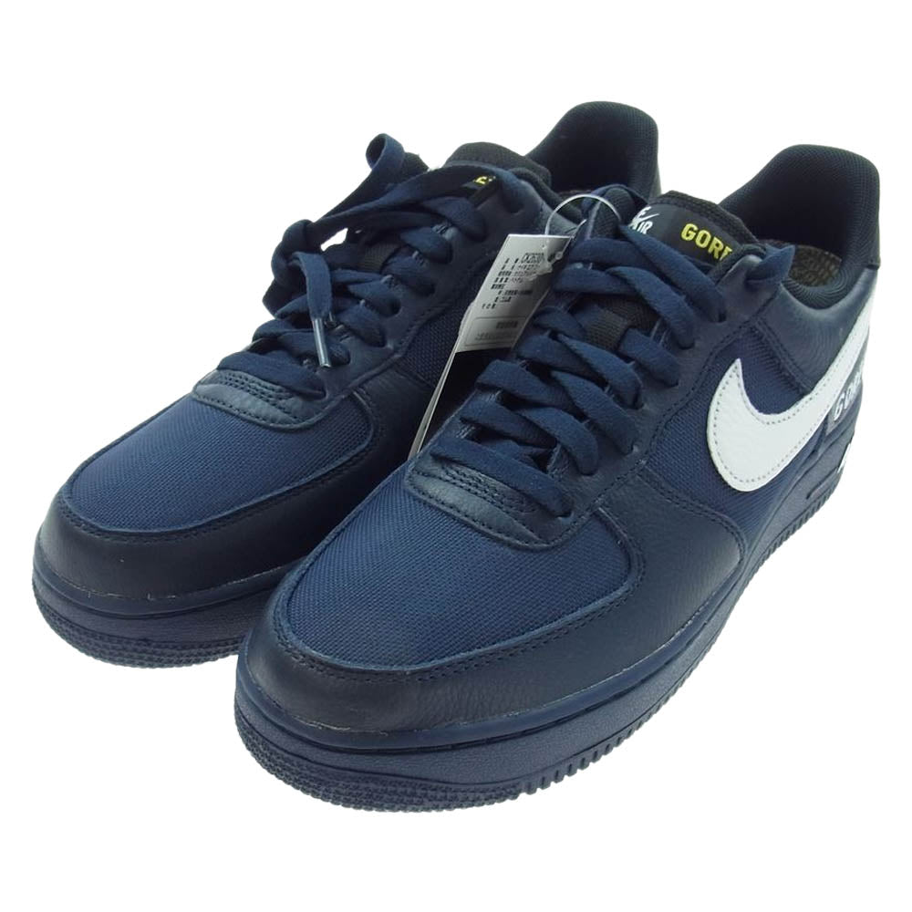 NIKE ナイキ CK2630-400 AIR FORCE 1 AF1 GORE-TEX GTX エアフォース ゴアテックス ローカット スニーカー ネイビー系 27cm【新古品】【未使用】【中古】