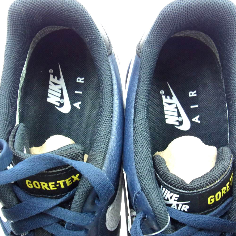 NIKE ナイキ CK2630-400 AIR FORCE 1 AF1 GORE-TEX GTX エアフォース ゴアテックス ローカット スニーカー ネイビー系 27cm【新古品】【未使用】【中古】