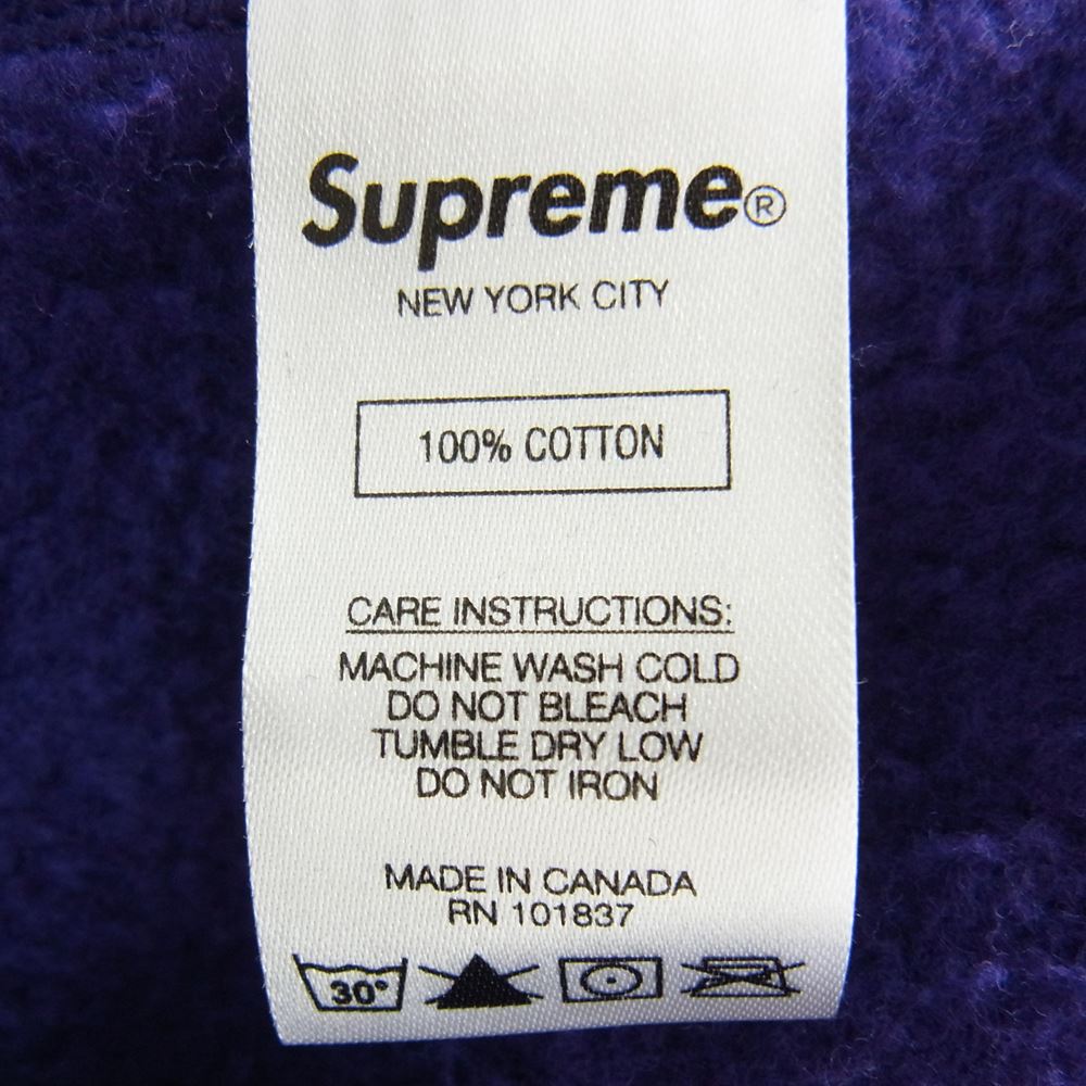 Supreme シュプリーム 20AW Cross Box Logo Hooded Sweatshirt クロスボックスロゴ パーカー フーディー パープル系 M【美品】【中古】