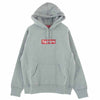 Supreme シュプリーム Swarovski Box Logo Hooded Sweatshirt スワロフスキー ボックスロゴ パーカー フーディー スウェット グレー系 S【美品】【中古】