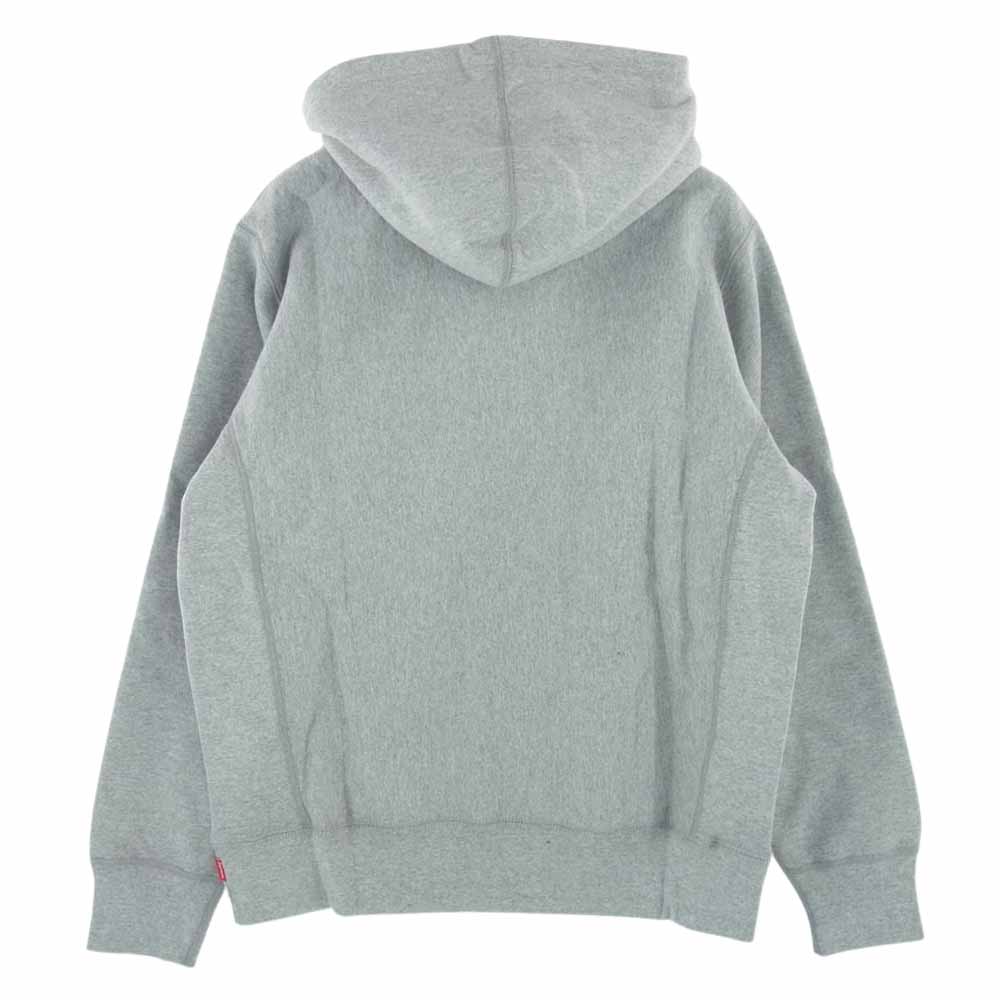 Supreme シュプリーム Swarovski Box Logo Hooded Sweatshirt スワロフスキー ボックスロゴ パーカー フーディー スウェット グレー系 S【美品】【中古】