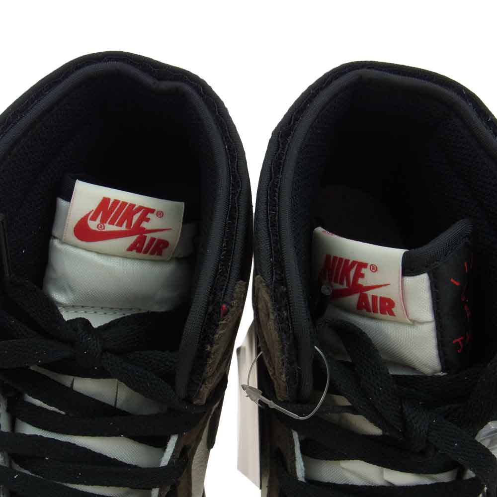 NIKE ナイキ CD4487-100 AIR JORDAN 1 AJ1 RETRO HIGH TRAVIS SCOTT トラヴィススコット エアジョーダン レトロ ハイ スニーカー ブラウン系 26.5cm【美品】【中古】