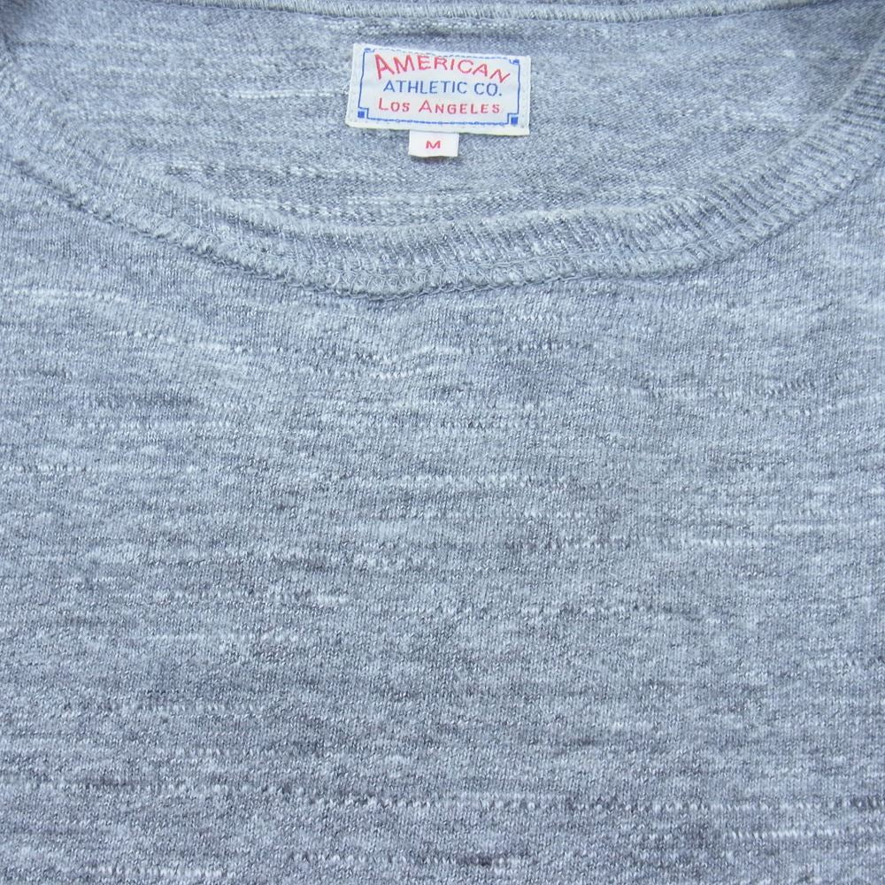 The REAL McCOY'S ザリアルマッコイズ BALL PARK AMERICAN ATHLETIC TEE アメリカンアスレチック カットソー チャコール系 M【中古】