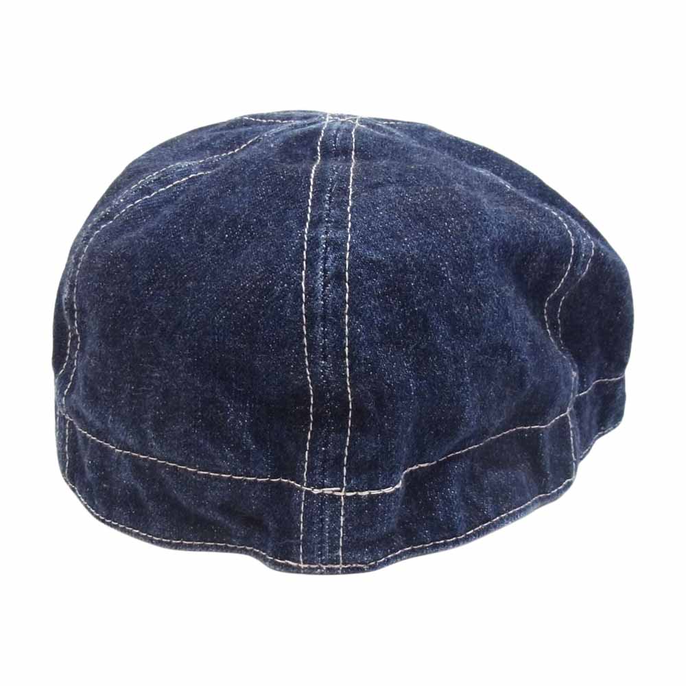 BLACK SIGN ブラックサイン Mechanics Cap メカニック キャップ デニム ワーク キャップ インディゴブルー系 L【中古】
