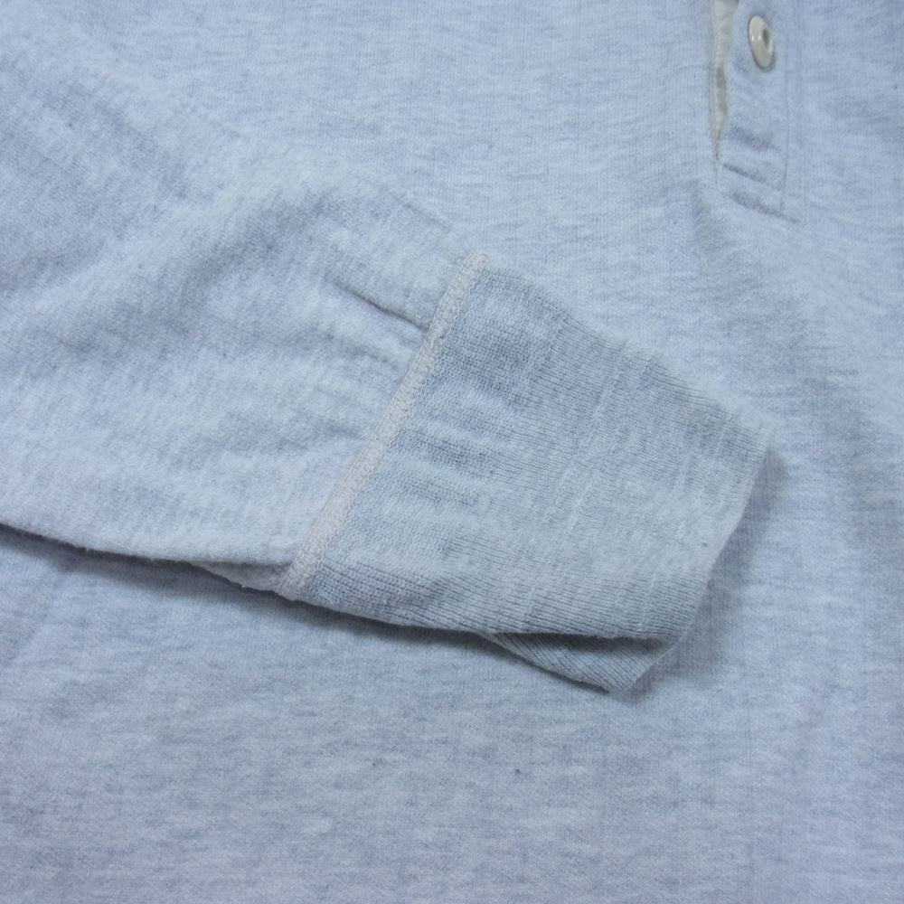 The REAL McCOY'S ザリアルマッコイズ DOUBLE DIAMOND ダブルダイヤモンド ヘンリーネック カットソー グレー系 表記無し【中古】