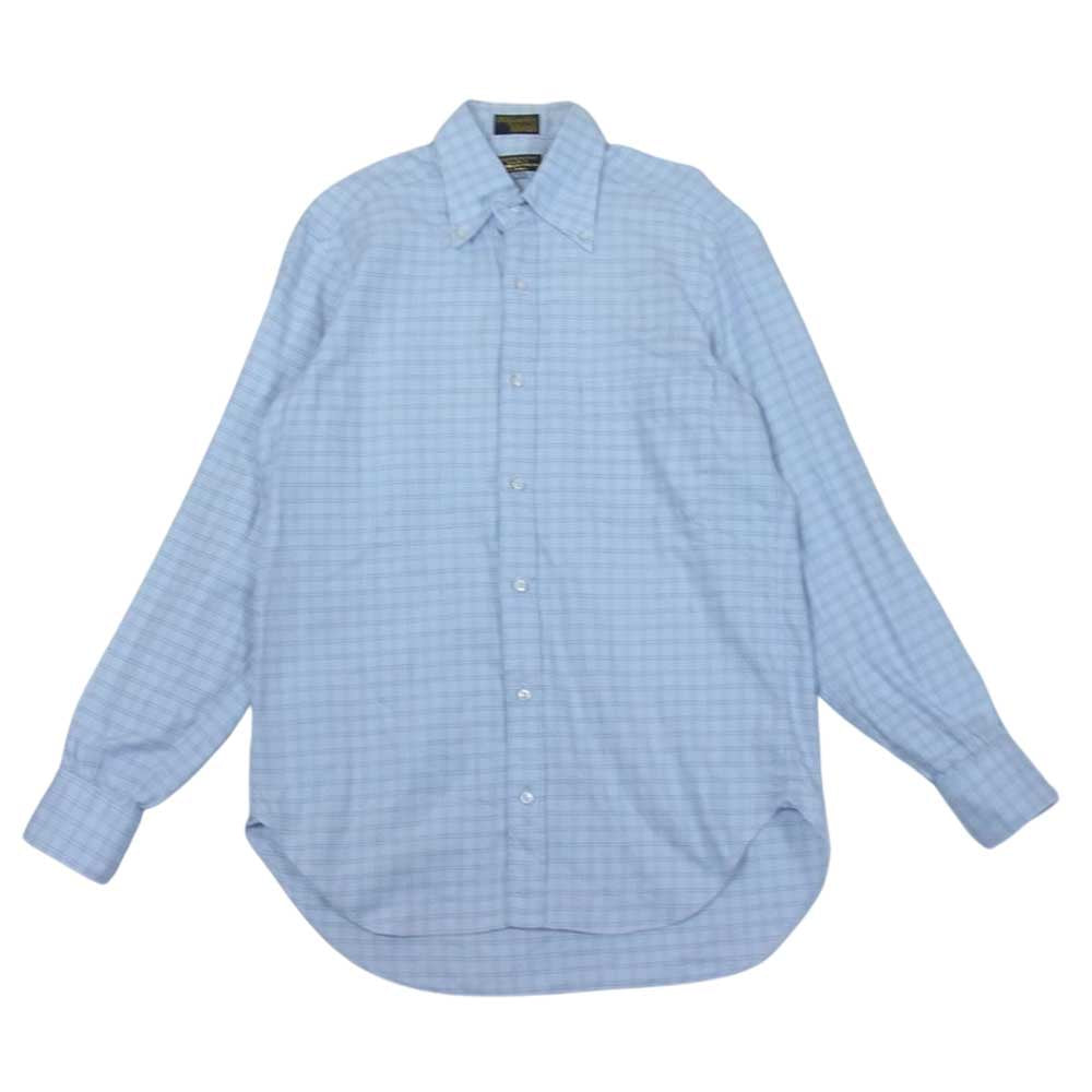 EVISU エヴィス ARISTOCRATICO ボタンダウン シャツ ライトブルー系 39【中古】