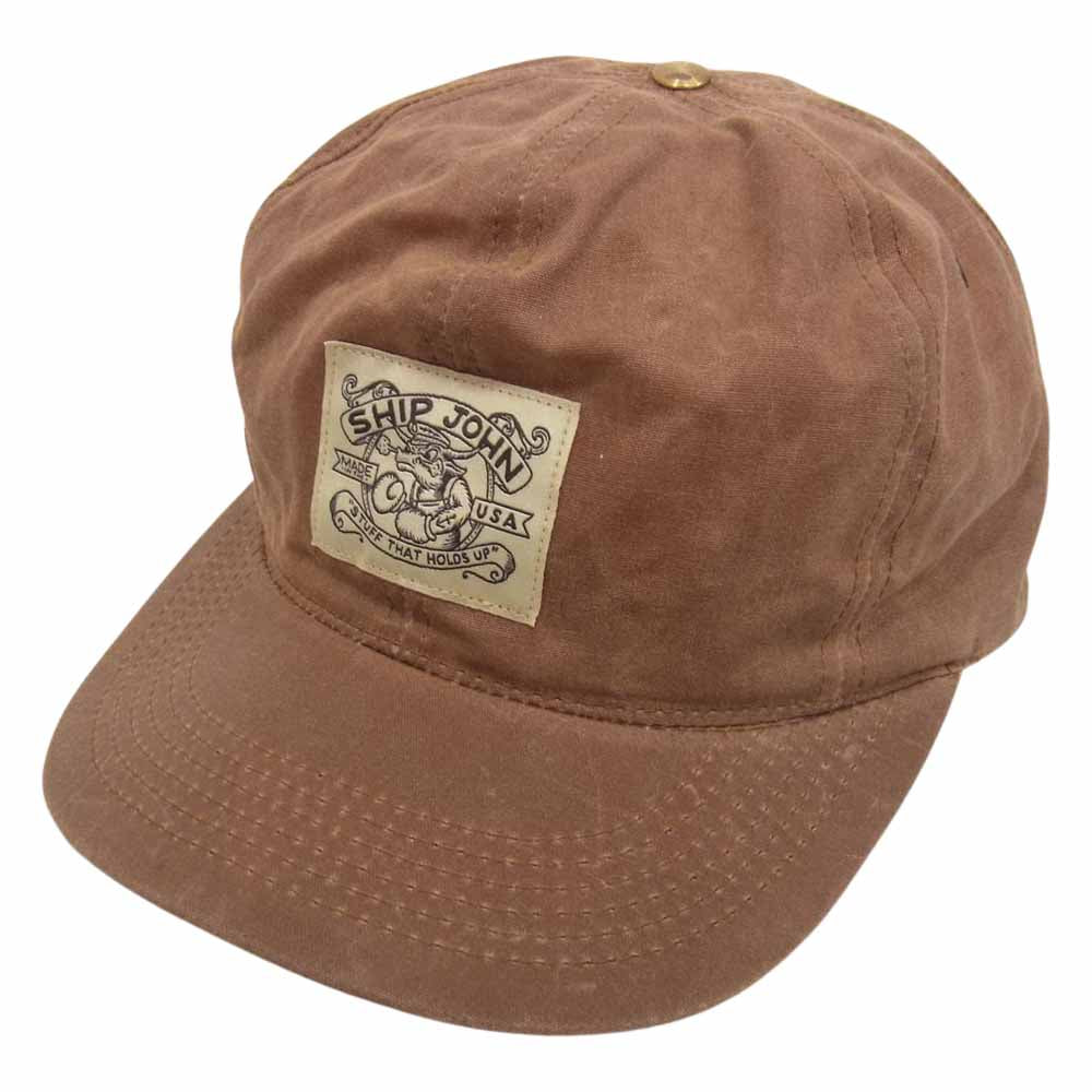 シップジョン Waxed Wills Hat ワックス キャンバス キャップ ブラウン系【中古】