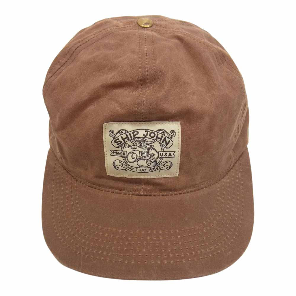 シップジョン Waxed Wills Hat ワックス キャンバス キャップ ブラウン系【中古】