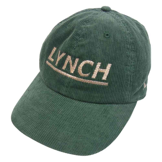 LYNCH SILVERSMITH リンチシルバースミス ロゴ刺繍 コーデユロイ キャップ グリーン系 ONE SIZE【中古】