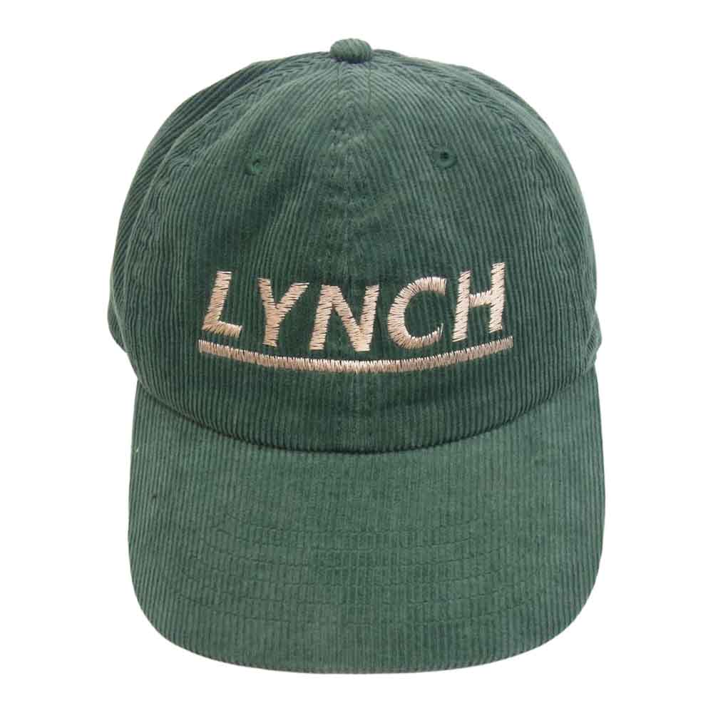 LYNCH SILVERSMITH リンチシルバースミス ロゴ刺繍 コーデユロイ キャップ グリーン系 ONE SIZE【中古】