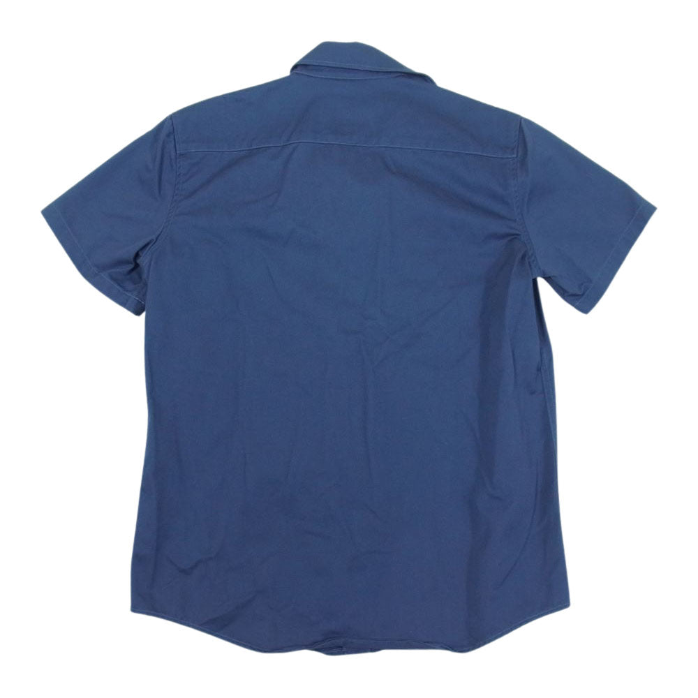 シップジョン Jerry Shirt ジェリー シャツ ツイル ワーク シャツ ネイビー系 M【中古】