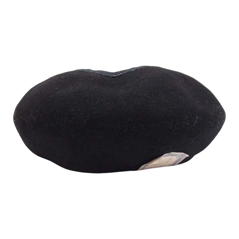 ドッグアンドコー AMISH BERET キルトワッペン ベレー帽 帽子 ブラック系 ONE【新古品】【未使用】【中古】