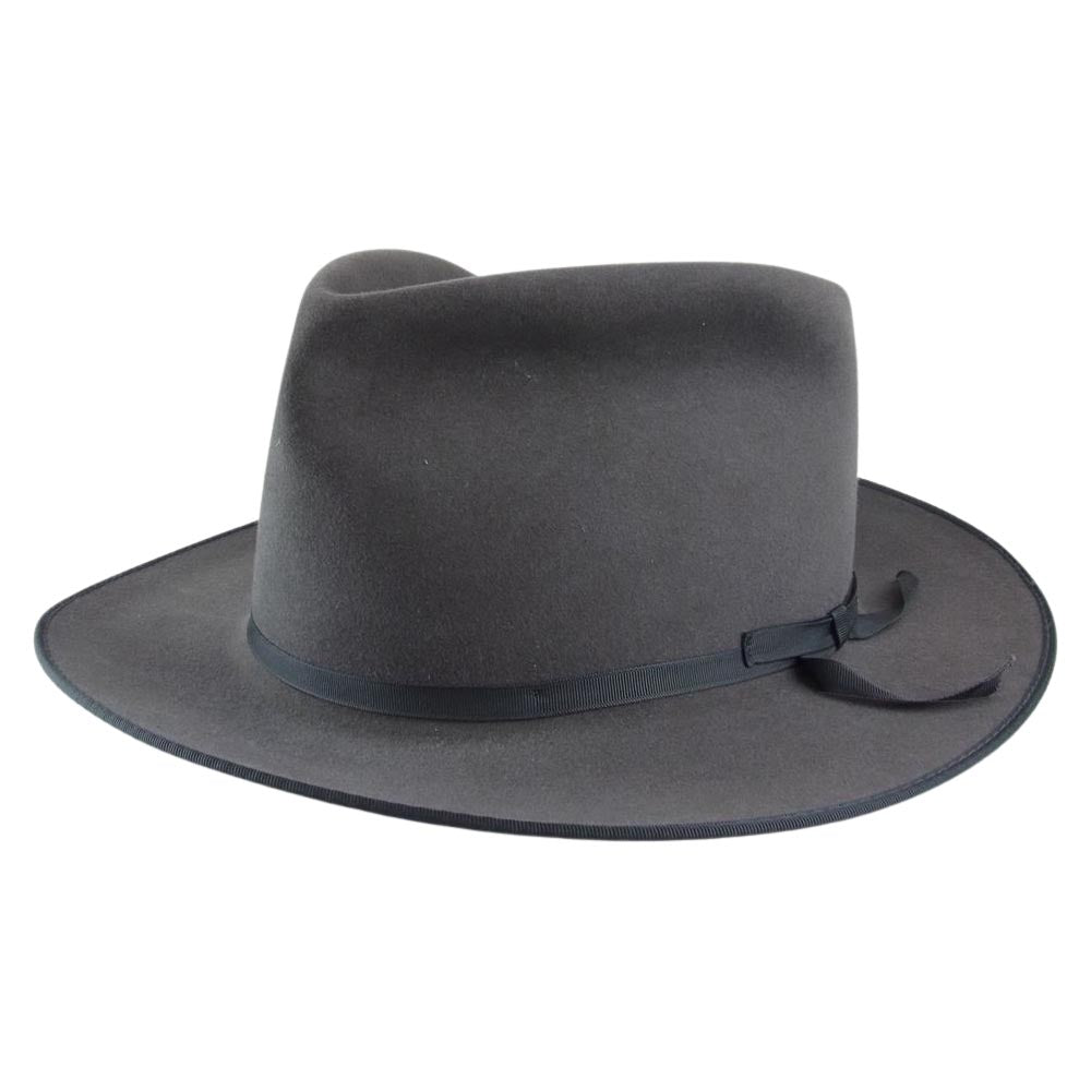 ステットソン PREMIER STRATOLINER プレミア ストラトライナー フェルト 中折れ ハット 帽子 ブラウン系 7 1/2【中古】