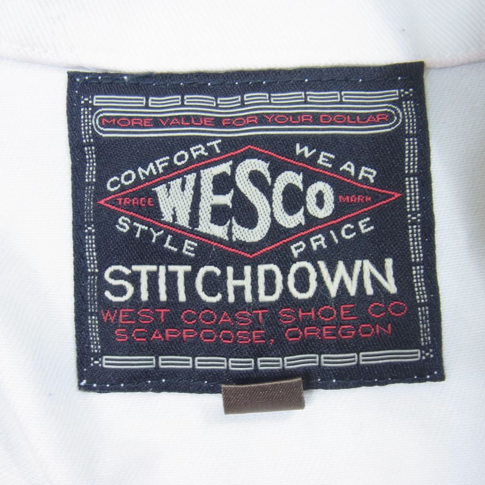 WESCO ウエスコ × 山田辰 100周年限定 AUTO-BI COVERALLS オールインワン ツナギ ホワイト系 3L【中古】