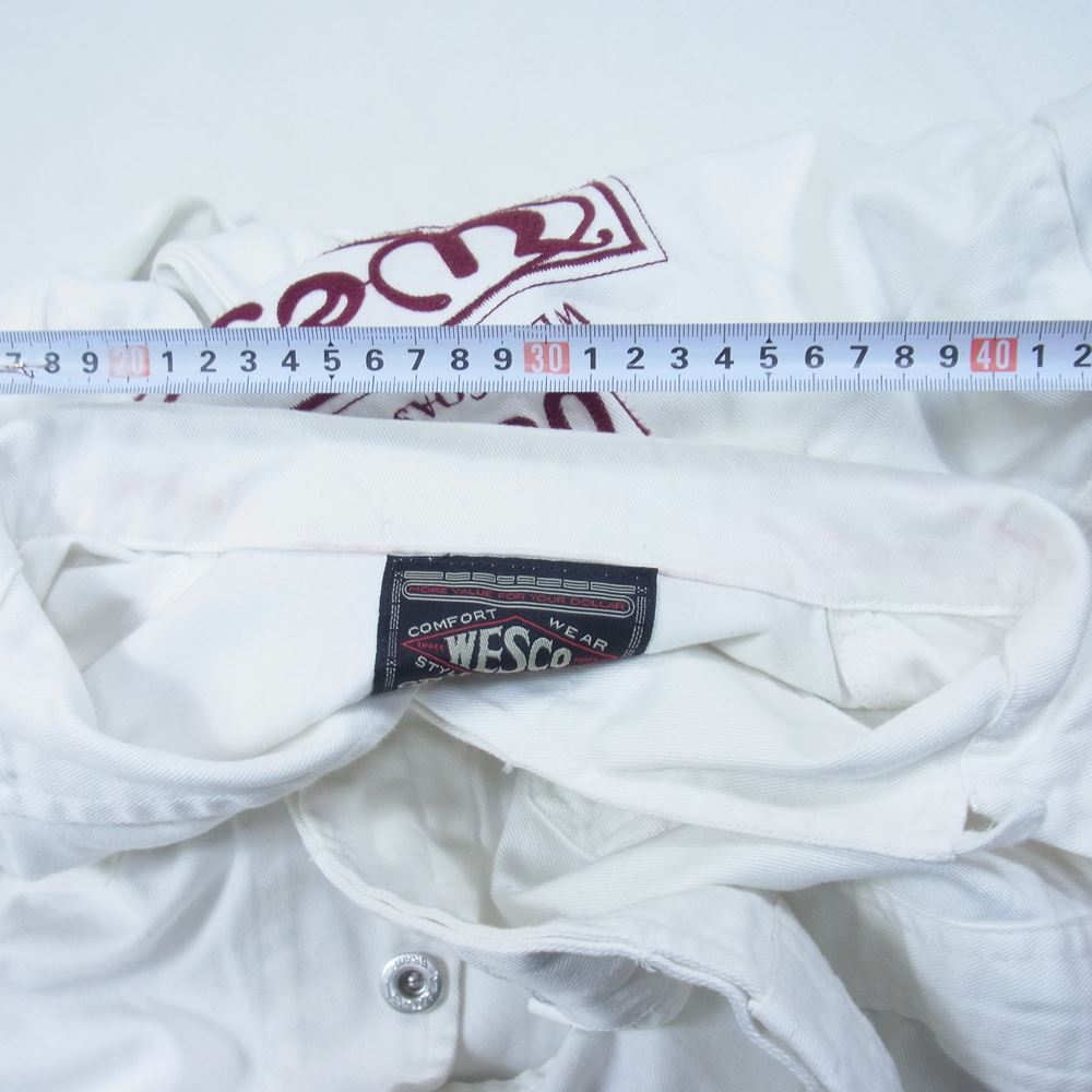 WESCO ウエスコ × 山田辰 100周年限定 AUTO-BI COVERALLS オールインワン ツナギ ホワイト系 3L【中古】