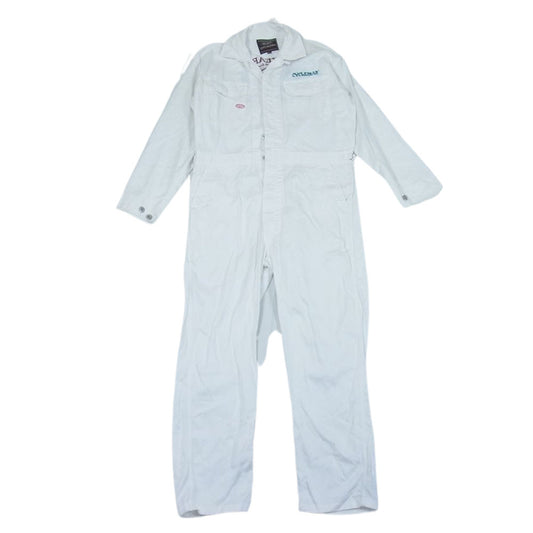WESCO ウエスコ × 山田辰 100周年限定 AUTO-BI COVERALLS オールインワン ツナギ ホワイト系 LL【中古】