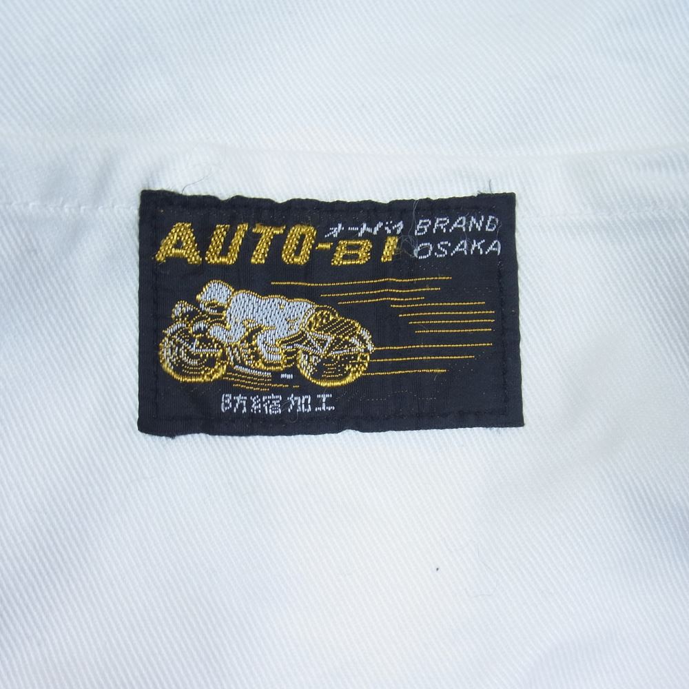 WESCO ウエスコ × 山田辰 100周年限定 AUTO-BI COVERALLS オールインワン ツナギ ホワイト系 LL【中古】