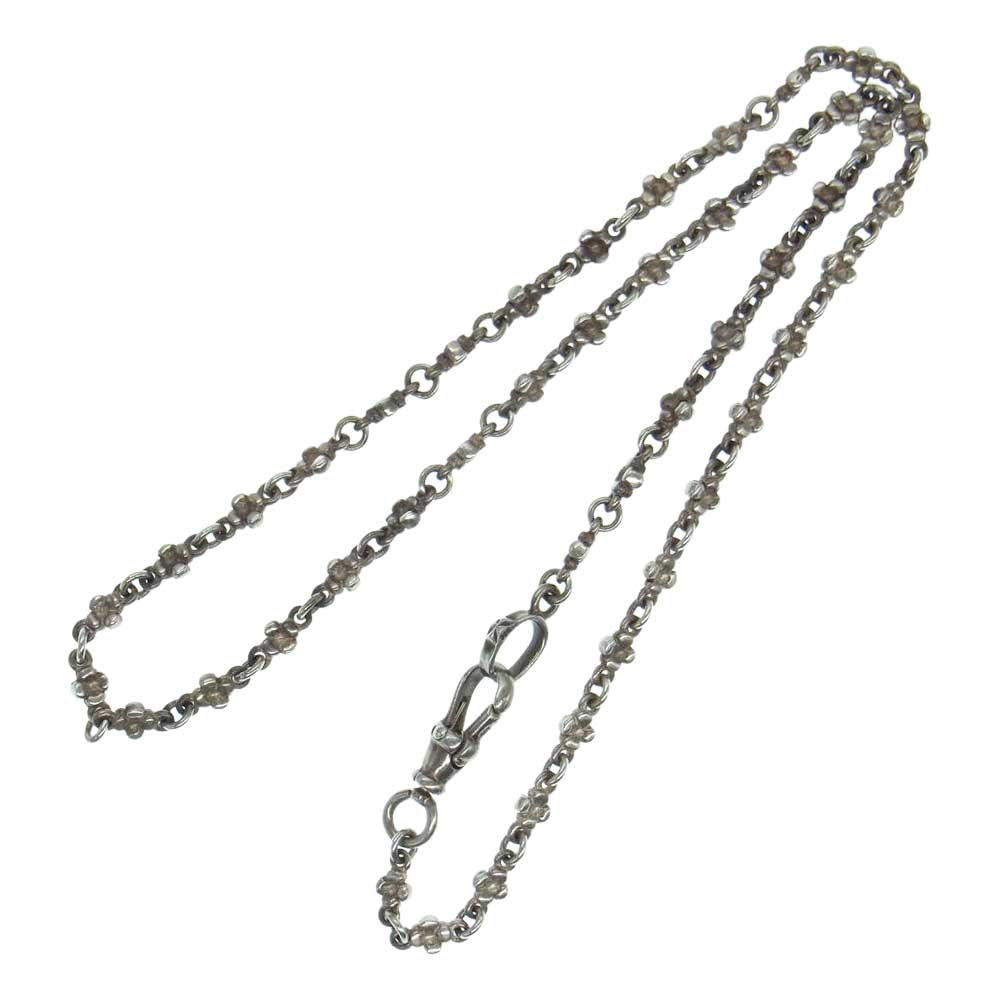 Loree Rodkin ローリーロドキン タイニーフラワーチェーン　約40cm シルバー系【中古】