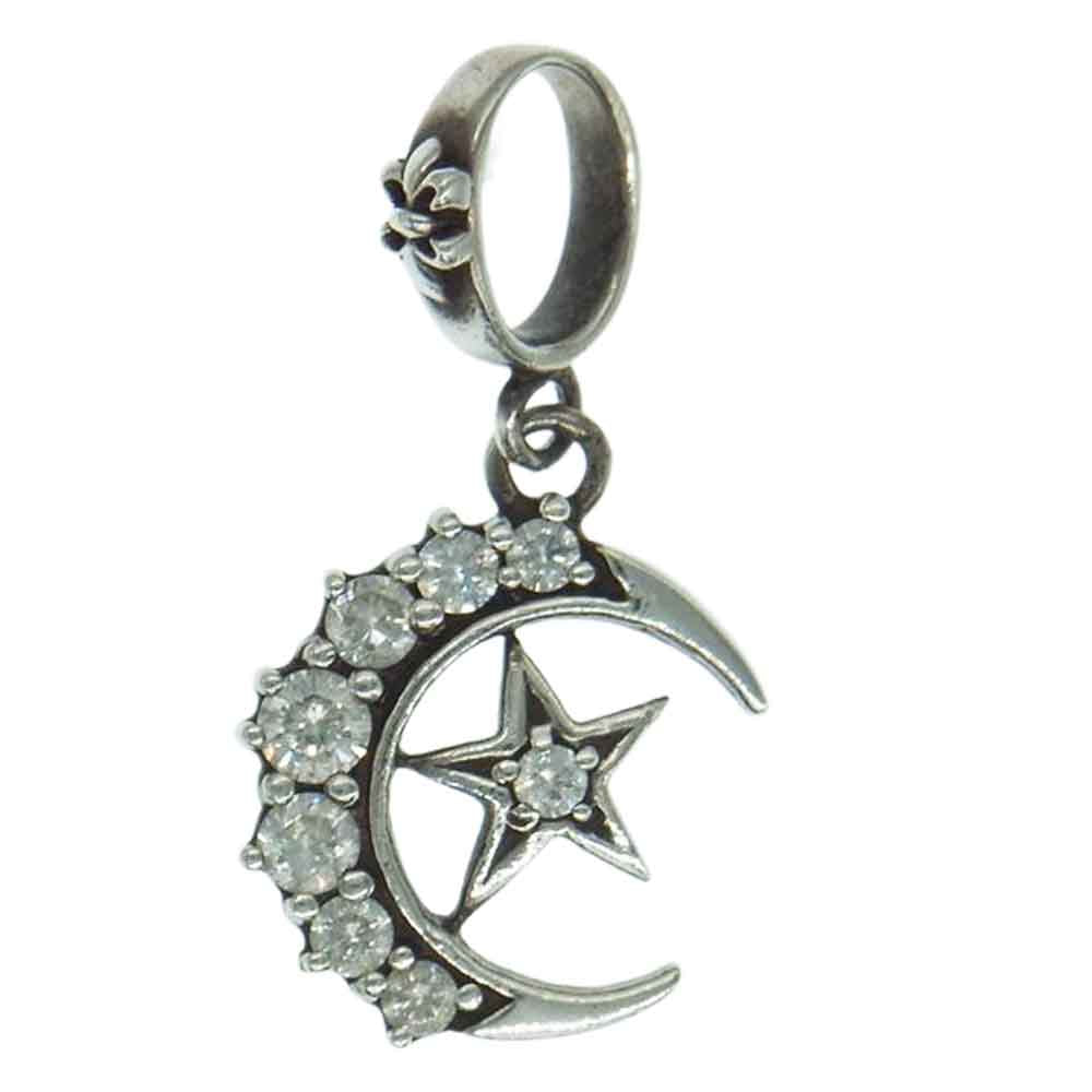 Loree Rodkin ローリーロドキン ミディアム ハーフムーンスター M ペンダントトップ シルバー系【中古】