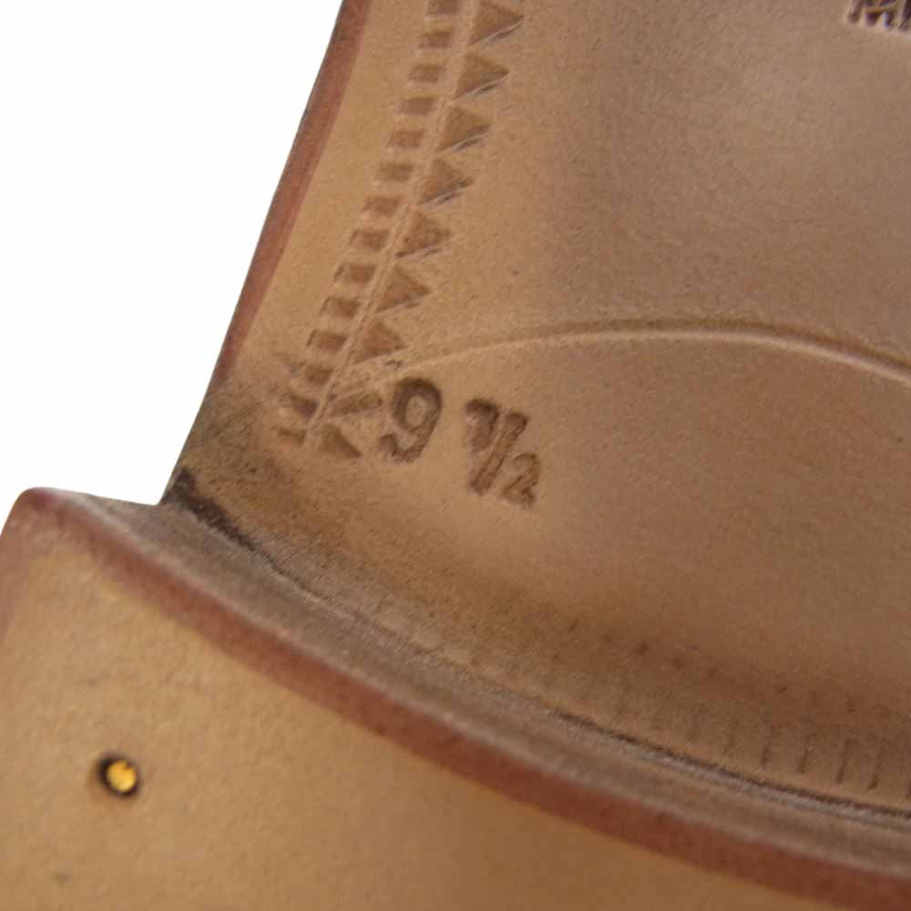 PRADA プラダ 2EB129 キャップトゥ 内羽根 5アイレット ドレスシューズ ブラック系 9.5【極上美品】【中古】