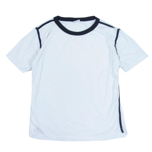 DRIES VAN NOTEN ドリスヴァンノッテン 2036061 クルーネック 半袖 リンガー Tシャツ カットソー ホワイト系 M【中古】