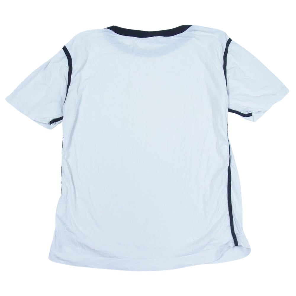 DRIES VAN NOTEN ドリスヴァンノッテン 2036061 クルーネック 半袖 リンガー Tシャツ カットソー ホワイト系 M【中古】