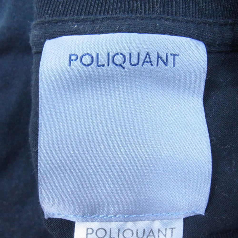 ポリクアント 2001006 再構築 レイヤード 半袖 Tシャツ ブラック系 1-2【中古】