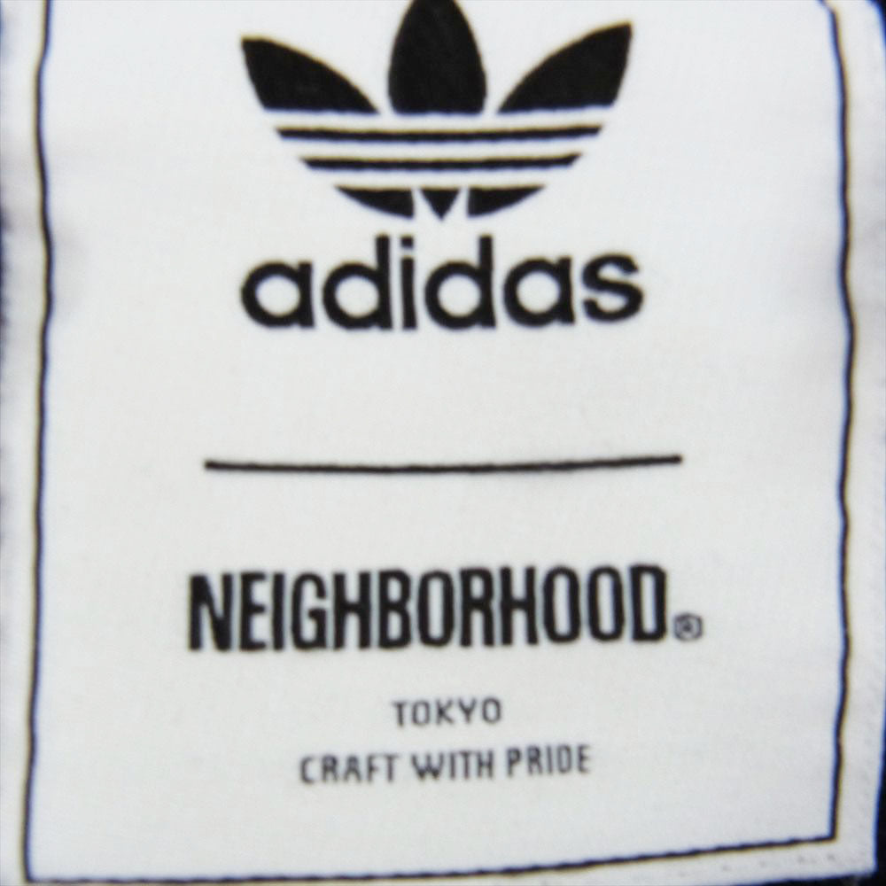 NEIGHBORHOOD ネイバーフッド DH2037 ADIDAS アディダス NBHD TOKYO NH CREW クルーネック フリース トレーナー ブラック系【中古】