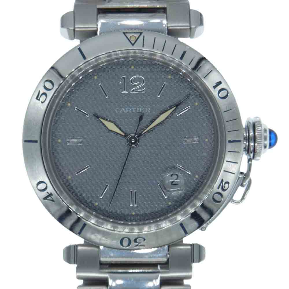 CARTIER カルティエ W31017H3 パシャ 38mm SS ステンレス オートマチック 自動巻き ウォッチ 腕時計 シルバー系【中古】