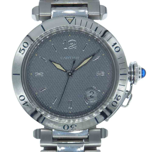 CARTIER カルティエ W31017H3 パシャ 38mm SS ステンレス オートマチック 自動巻き ウォッチ 腕時計 シルバー系【中古】