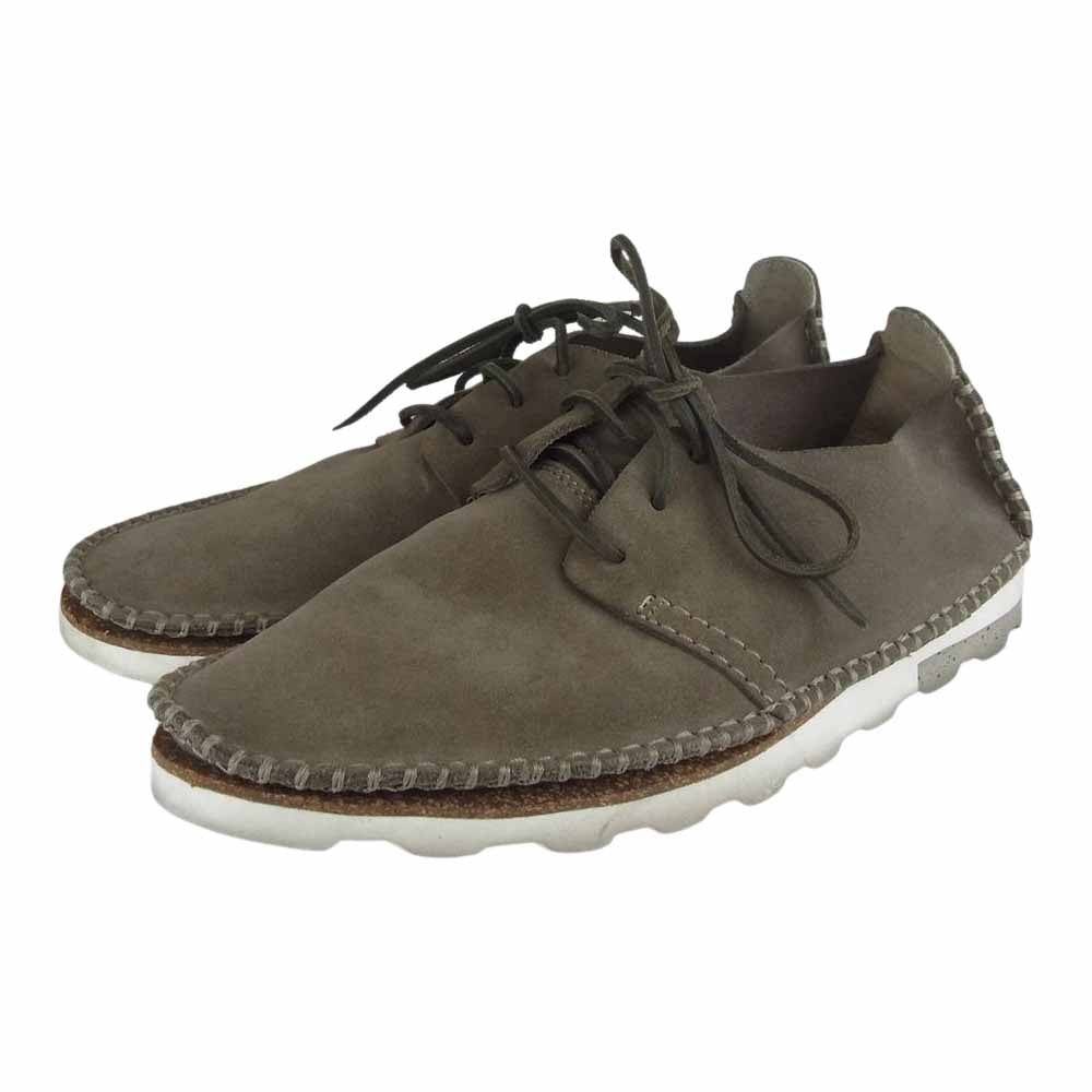 Clarks クラークス 26107016 デーキン ウォーク デザート ブーツ スエード レザー ロー モカ シューズ グレー系 US8.5【中古】