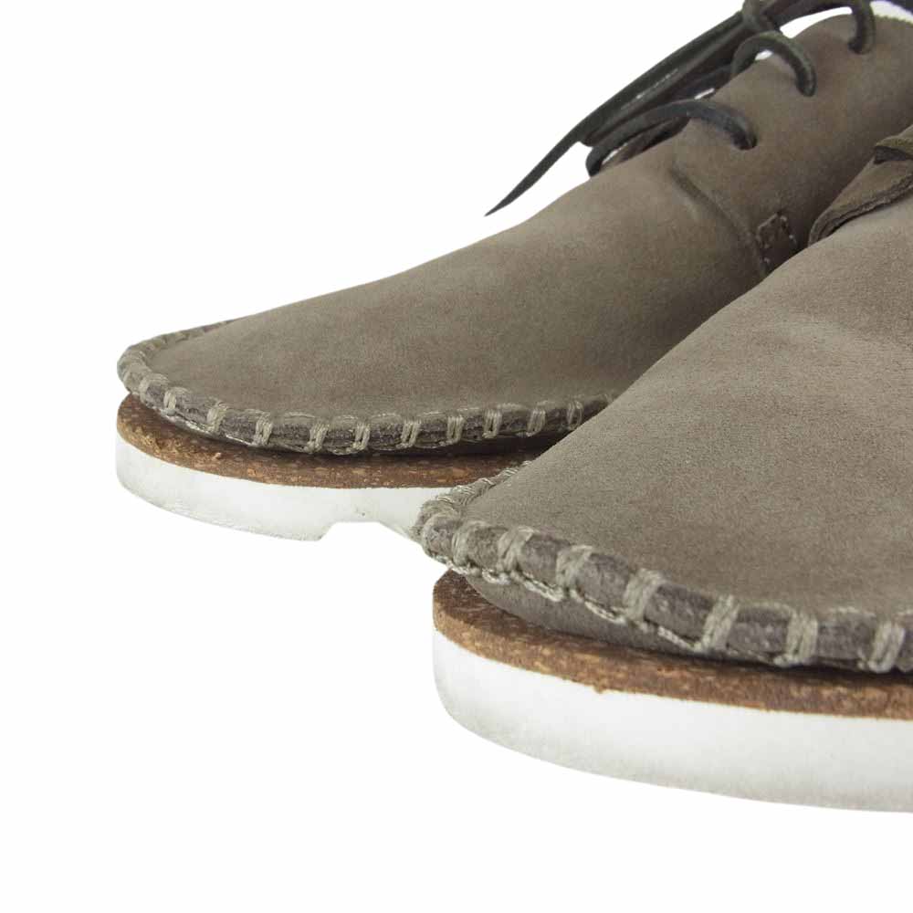 Clarks クラークス 26107016 デーキン ウォーク デザート ブーツ スエード レザー ロー モカ シューズ グレー系 US8.5【中古】