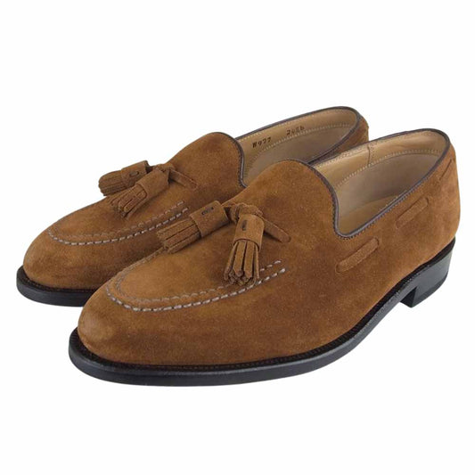 REGAL リーガル TASSEL LOAFER スウェード タッセル ローファー  ブラウン系 24.5cm【中古】