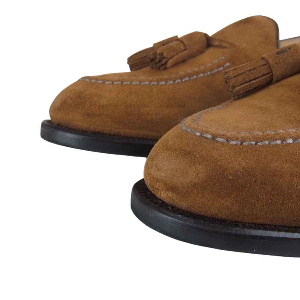 REGAL リーガル TASSEL LOAFER スウェード タッセル ローファー  ブラウン系 24.5cm【中古】